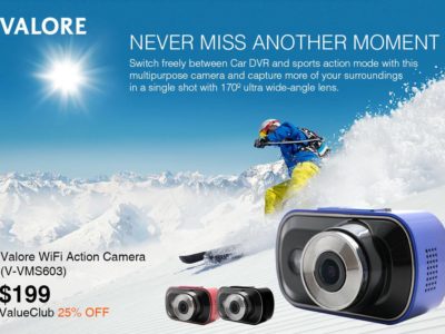 Valore Wifi Action Camera V-VMS603